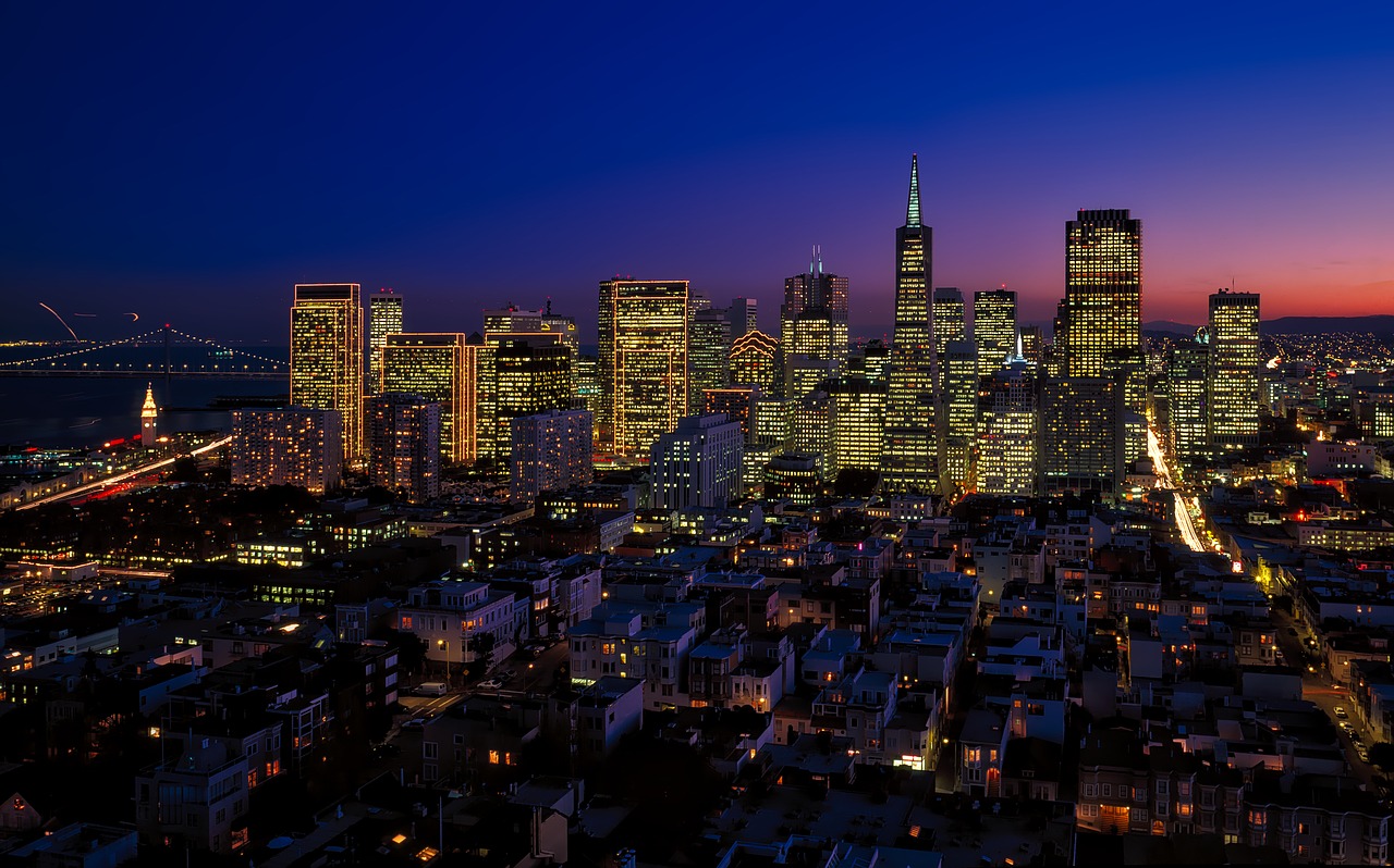 san francisco, transamerica pyramid, california